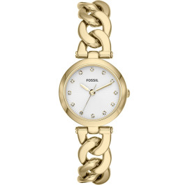 Watch strap Fossil ES3391 Stainless steel Gold Toned 12mm